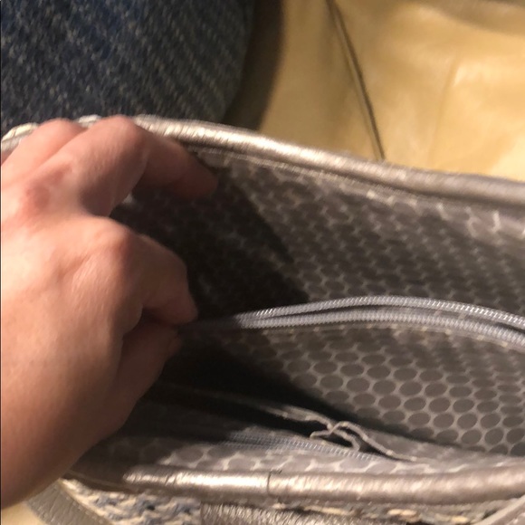 Brighton straw & leather handbag. Used once. EUC. - Picture 7 of 8